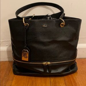 Ralph Lauren Hand Bag Black